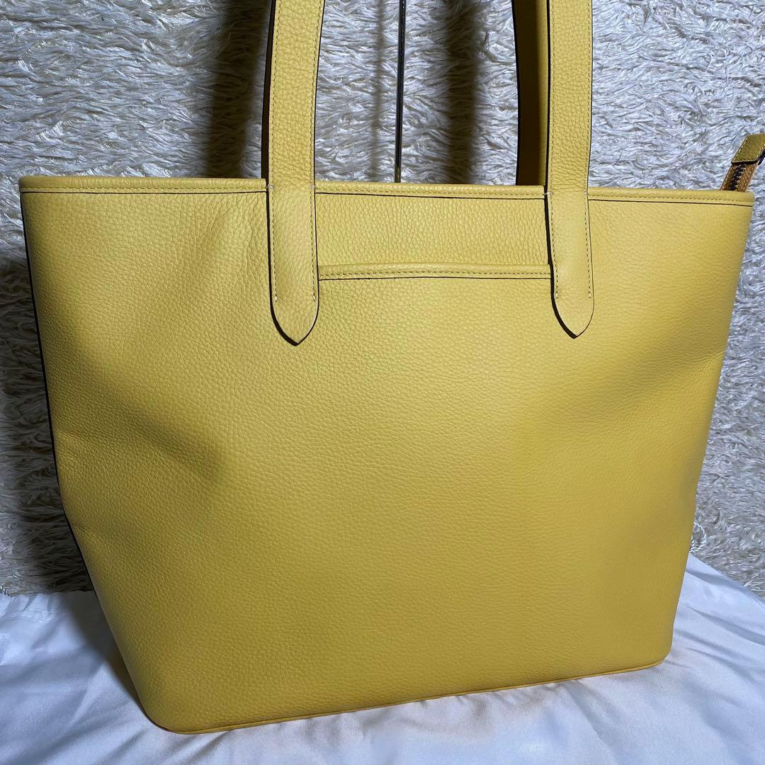 【未使用】COACH コーチ トートバッグ 本革 サリバン C9876 イエロー