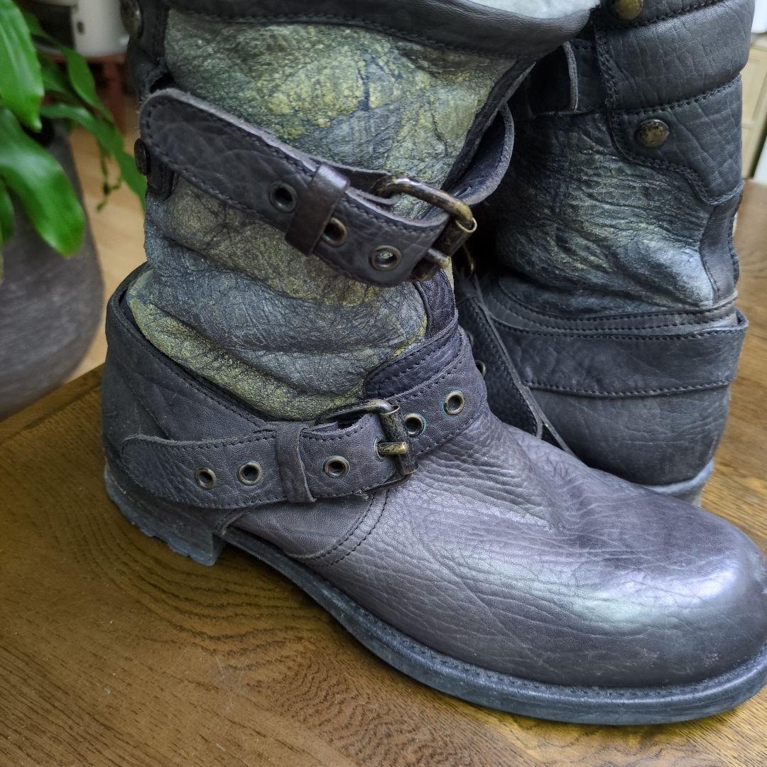 UGG コレクションナイジェルブラックブーツ91/2