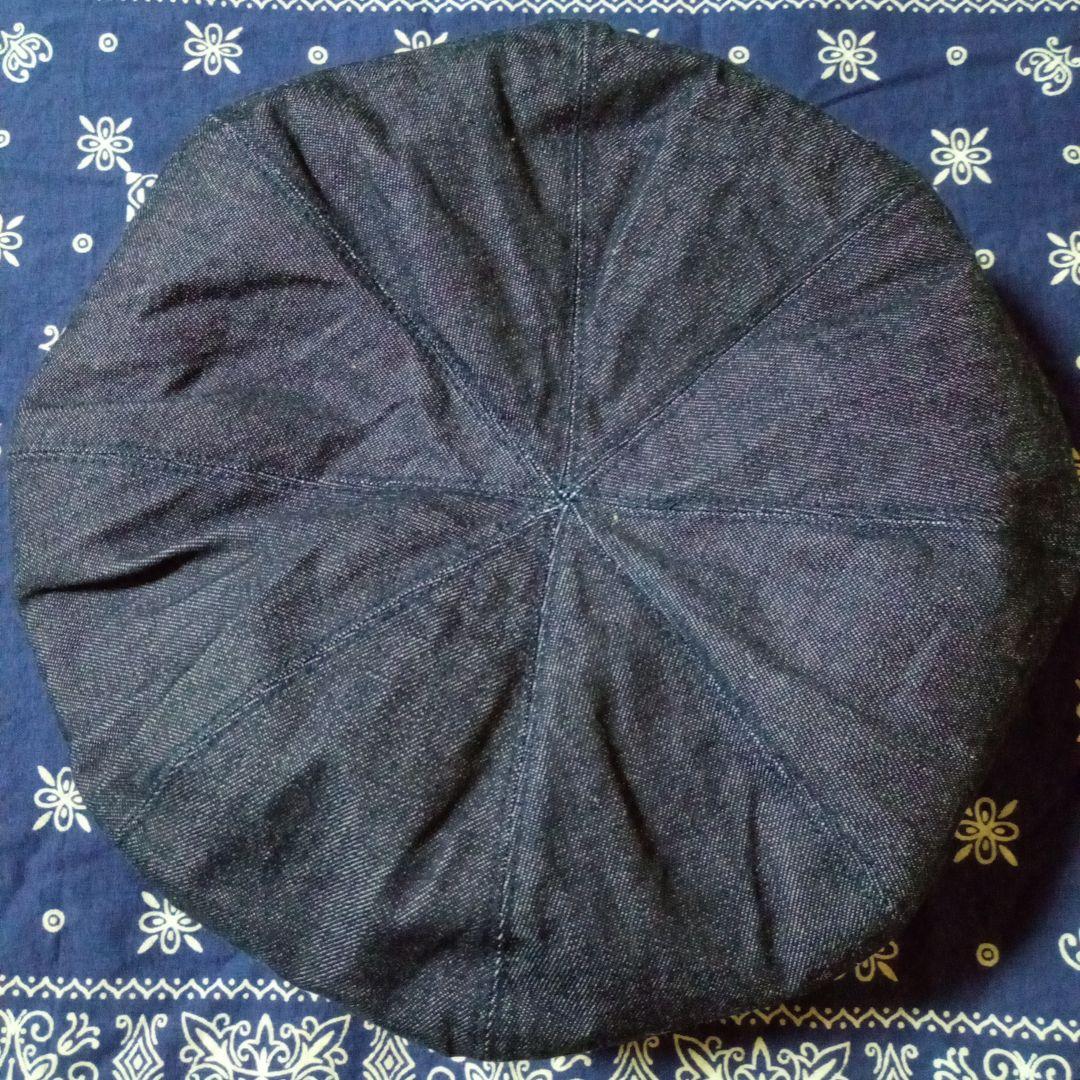 セール☆　美品　mr.fatman　ミスターファットマン デニム　ベレー帽　帽子