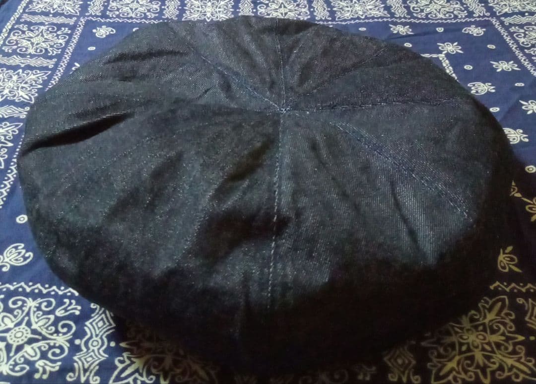 セール☆　美品　mr.fatman　ミスターファットマン デニム　ベレー帽　帽子