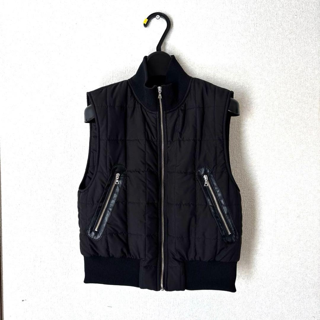 シェリエ sheller スクエアキルティングベストジャケット