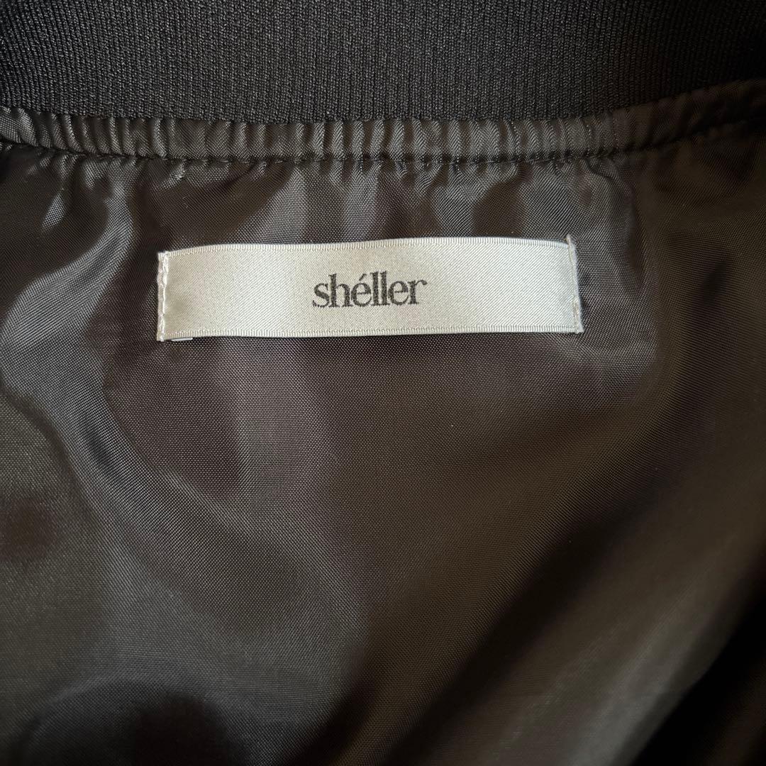 シェリエ sheller スクエアキルティングベストジャケット