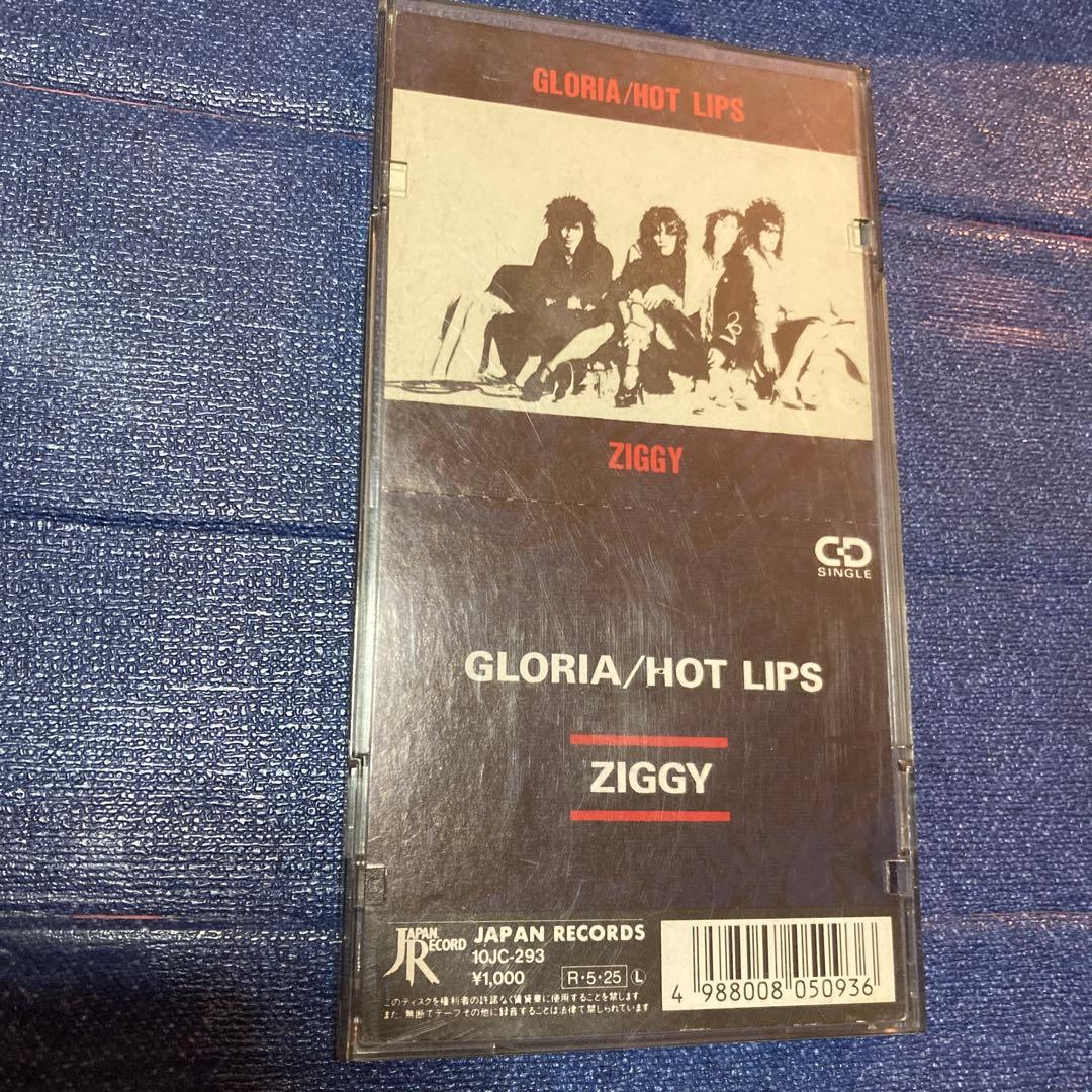 ZIGGY ジギー　.グロリアGLORIA 初盤　8センチ8cm シングルCD