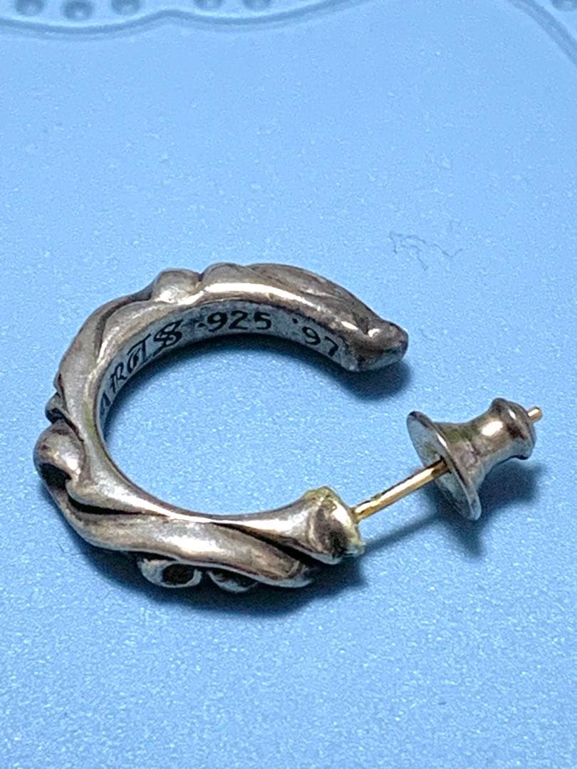 クロムハーツ　フープピアス片耳　925