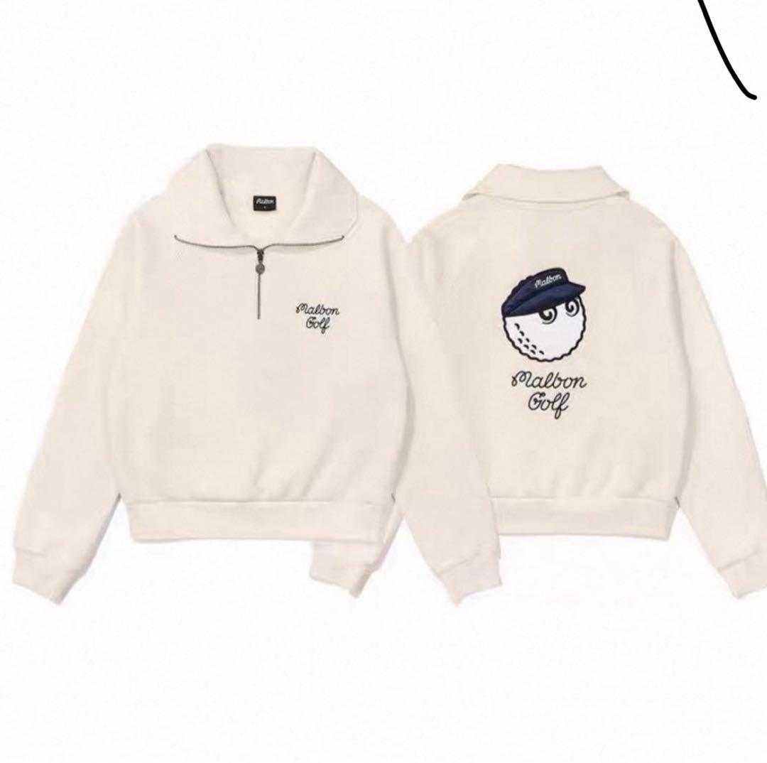 Ｍ　クリーム　マルボンゴルフ MALBON GOLF ウエア