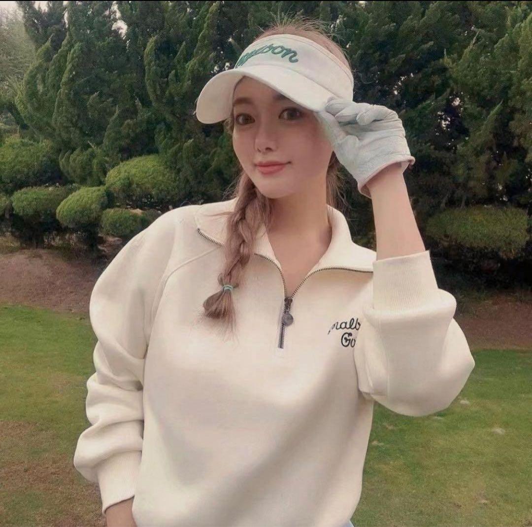 Ｍ　クリーム　マルボンゴルフ MALBON GOLF ウエア