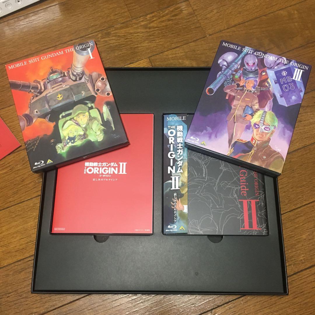 ブルーレイ初回限定版の機動戦士ガンダム THE ORIGHNI・II・III