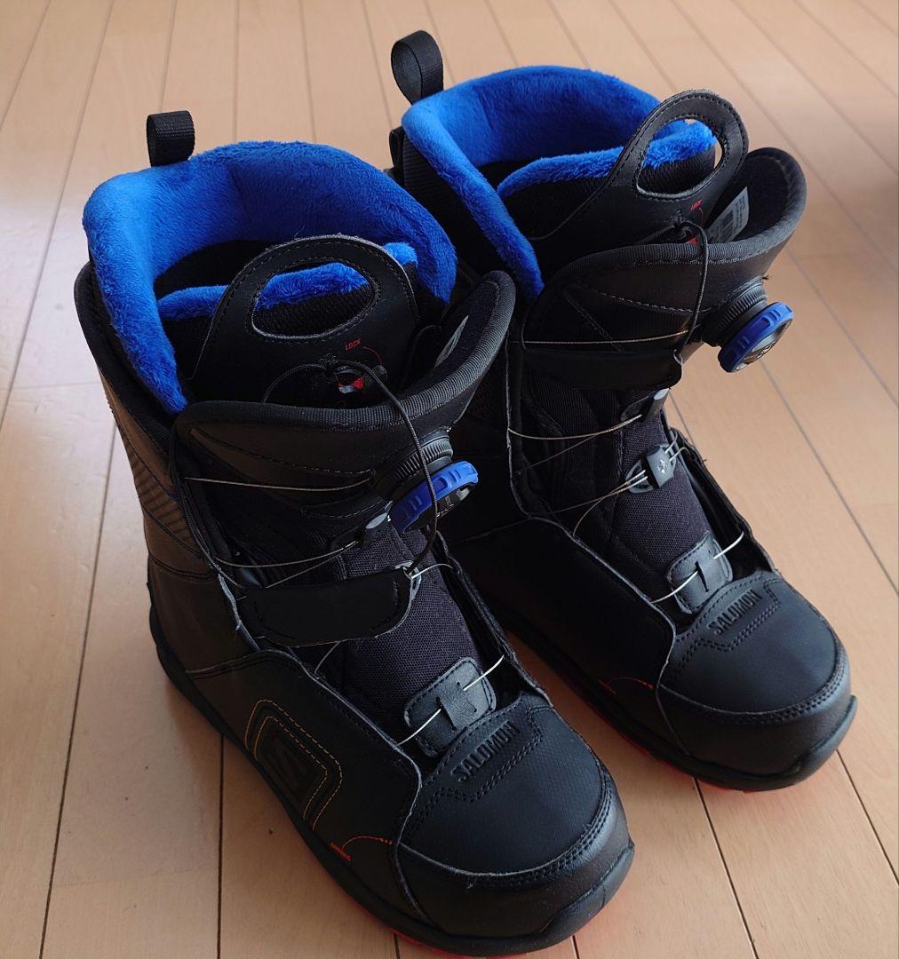 SALOMON スノーボードブーツ 黒/青 MANTIS
