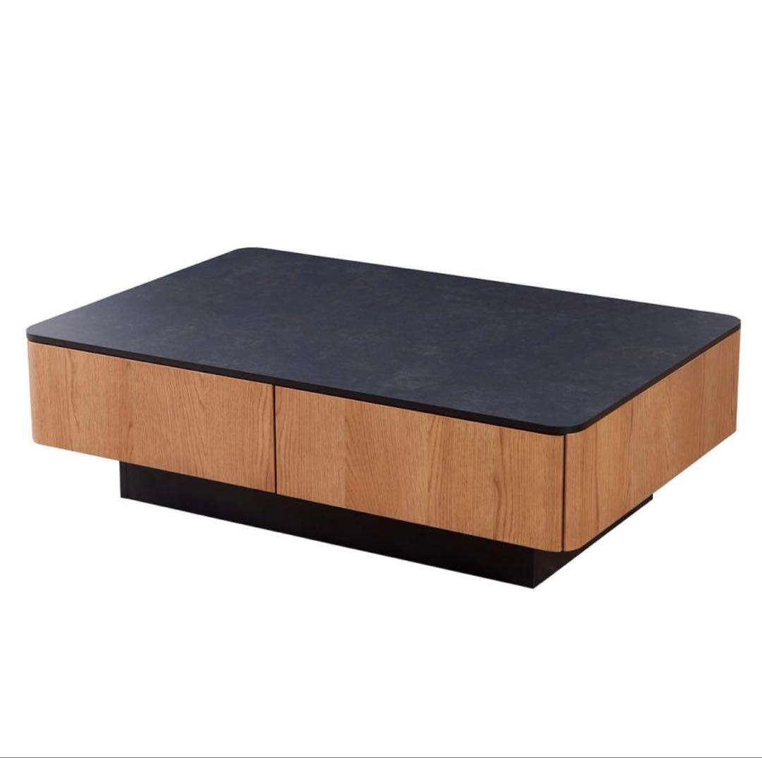 大川家具　引出し付きセンターテーブル 定価99,800円　新品未使用