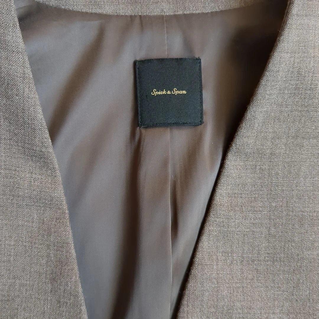 【Spick & Span】24AW　コートの重ね着も◎　ジャケット　36