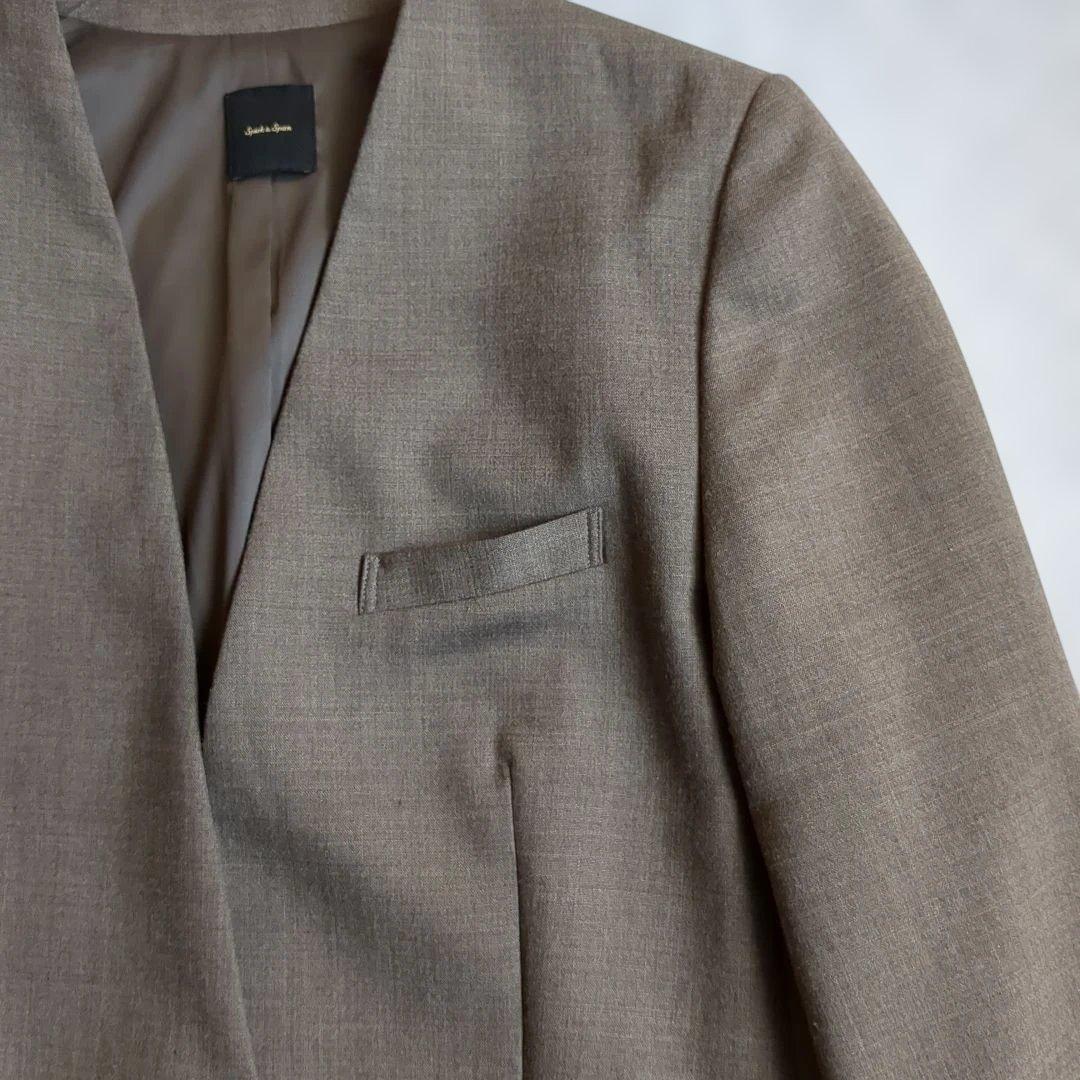 【Spick & Span】24AW　コートの重ね着も◎　ジャケット　36