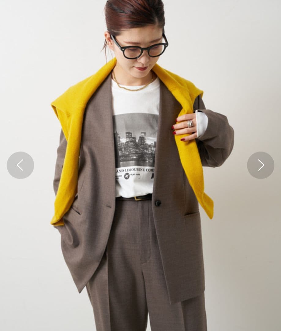 【Spick & Span】24AW　コートの重ね着も◎　ジャケット　36