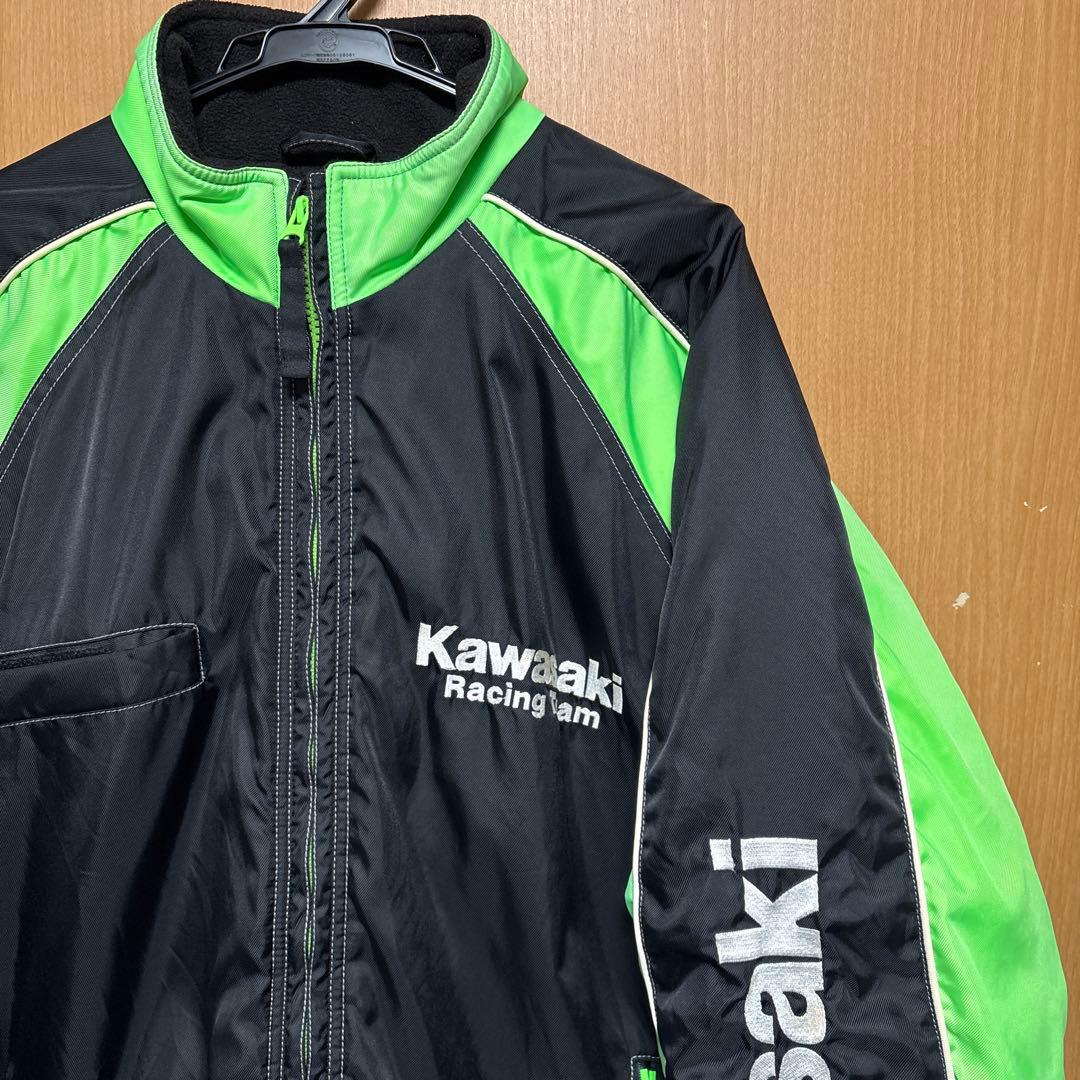 Kawasaki レーシングジャケット 中綿ナイロンジャケット　taichi L