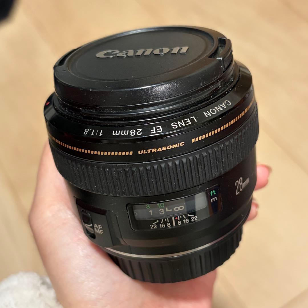 【美品】キャノン 単焦点レンズ EF28mm F1.8 USM