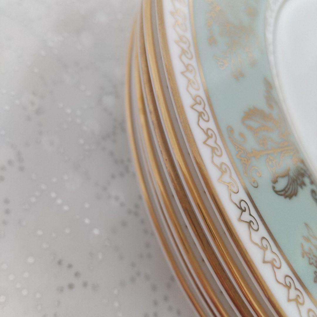 ウェッジウッド　コロンビア セージグリーン プレート 6枚 