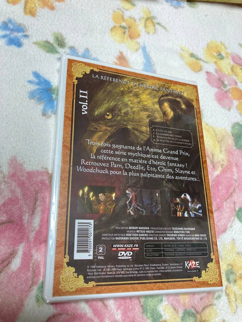 値下げ★ロードス島戦記★海外版★DVD★中古、2つ未開封