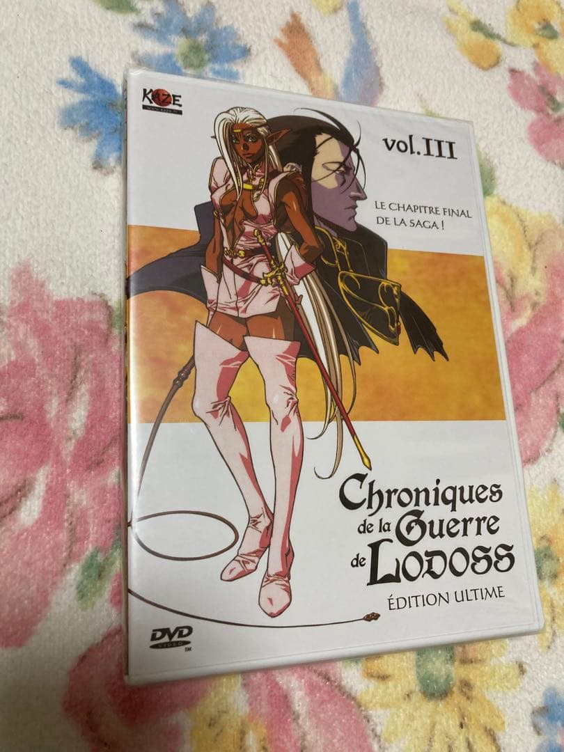 値下げ★ロードス島戦記★海外版★DVD★中古、2つ未開封