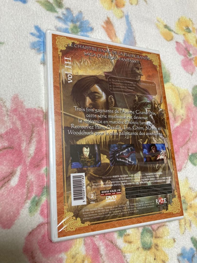 値下げ★ロードス島戦記★海外版★DVD★中古、2つ未開封