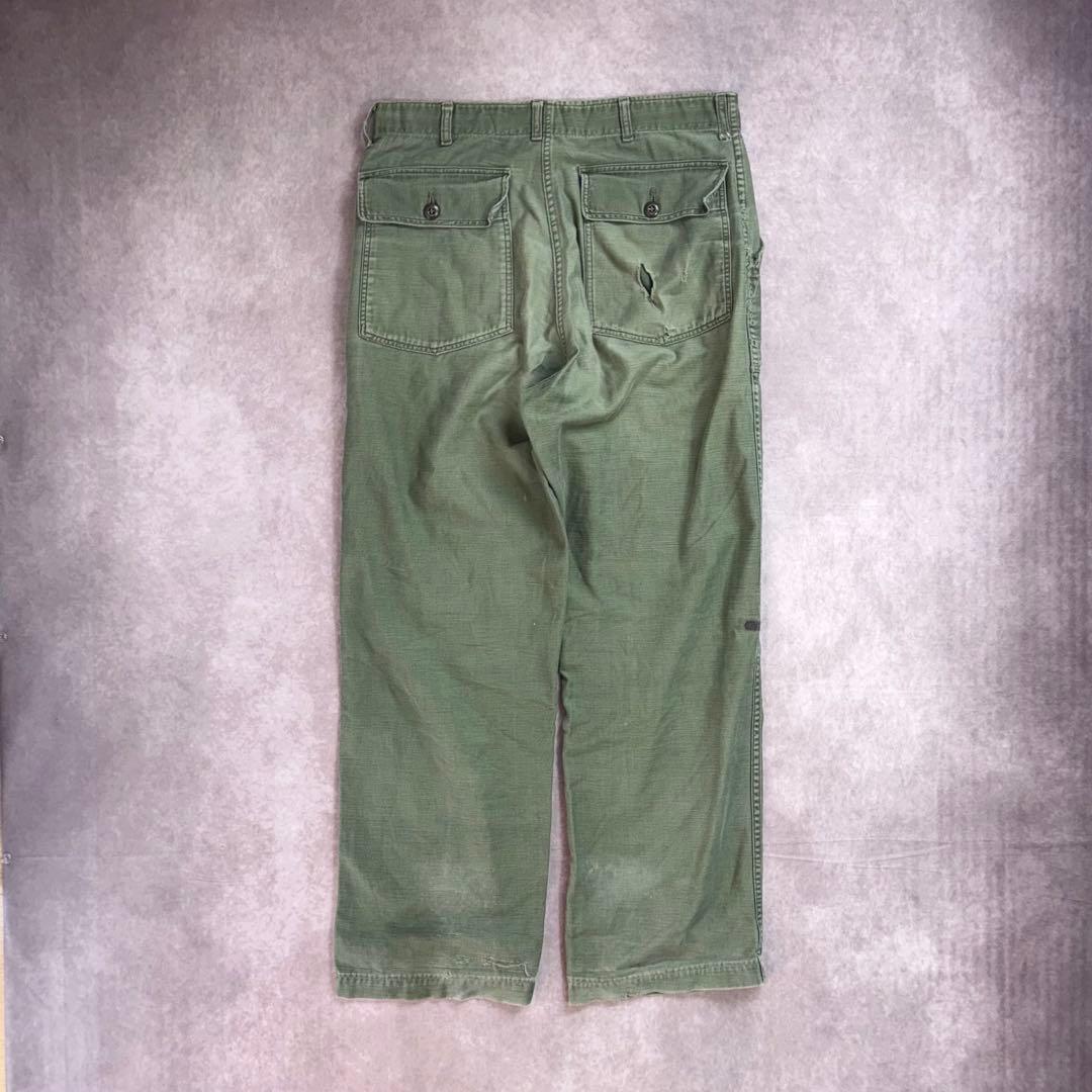 60s og107 コットンサテン ベイカーパンツ