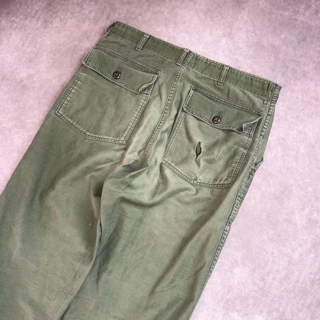 60s og107 コットンサテン ベイカーパンツ