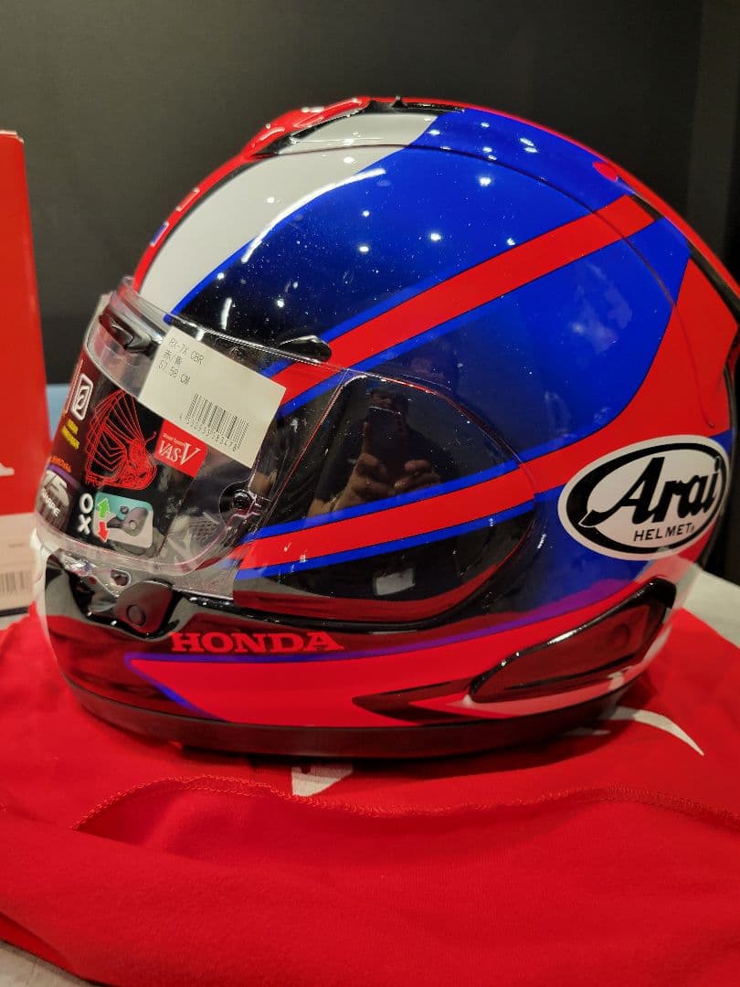 【限定】Arai RX-7X CBR赤/青　57.58cm