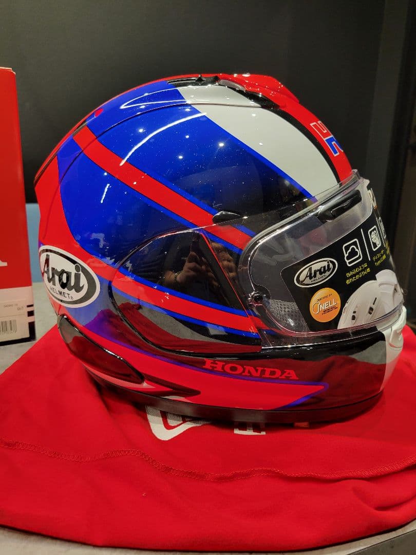 【限定】Arai RX-7X CBR赤/青　57.58cm