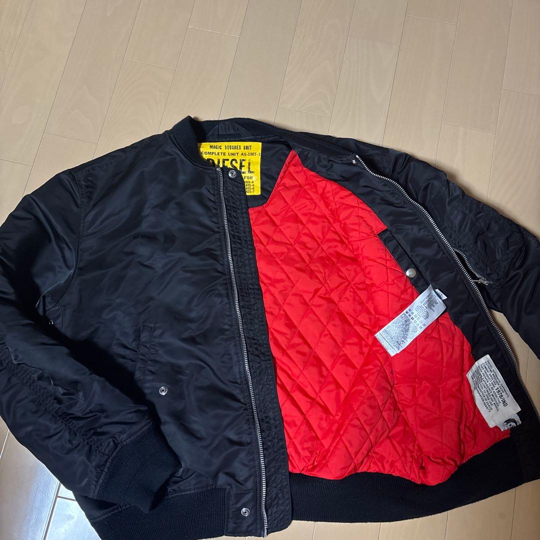 DIESEL ブラック MA-1 XXL
