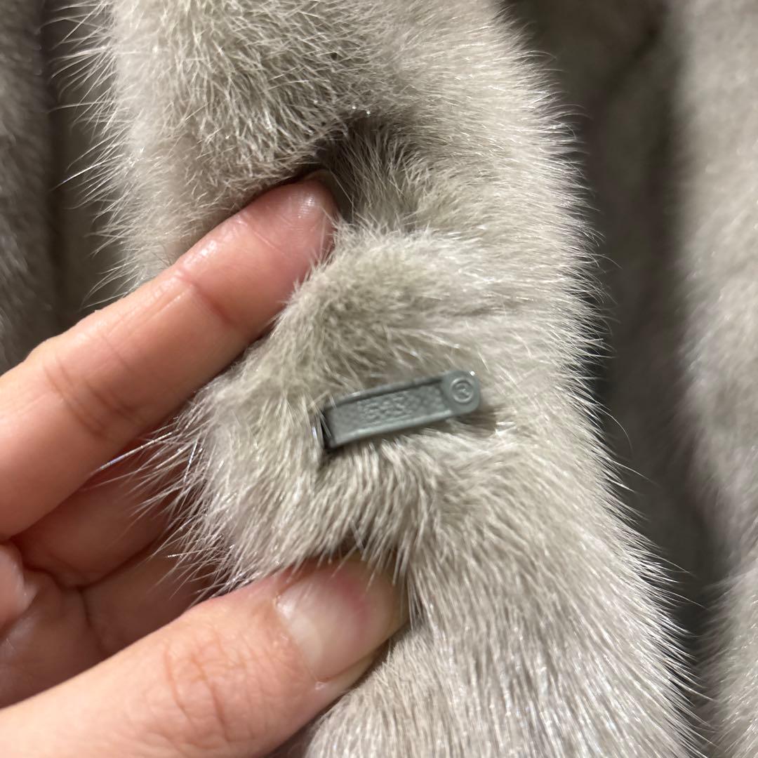 JOLIESSE/ミンクファー/ファーコート/13号/グレー