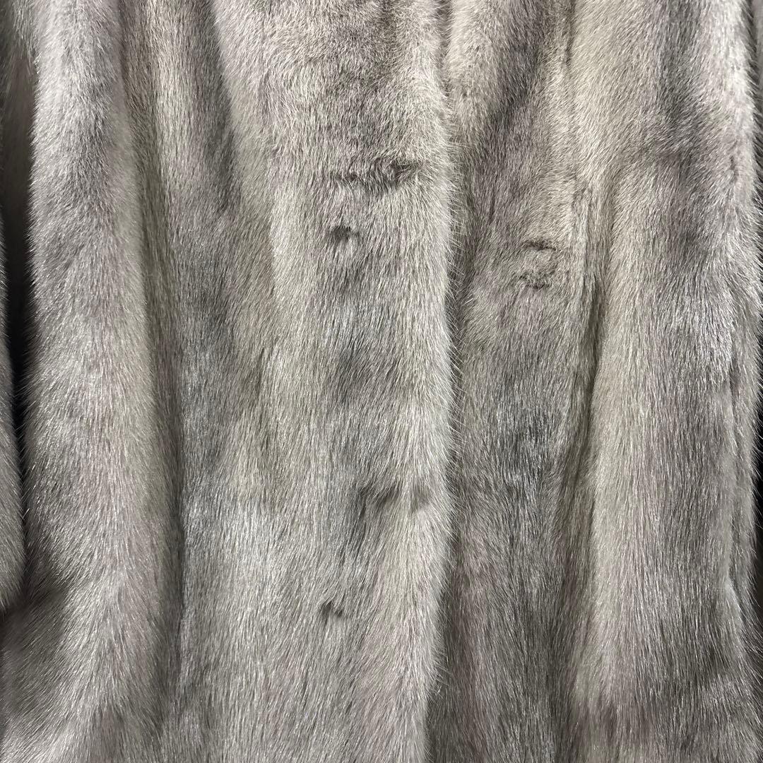 JOLIESSE/ミンクファー/ファーコート/13号/グレー