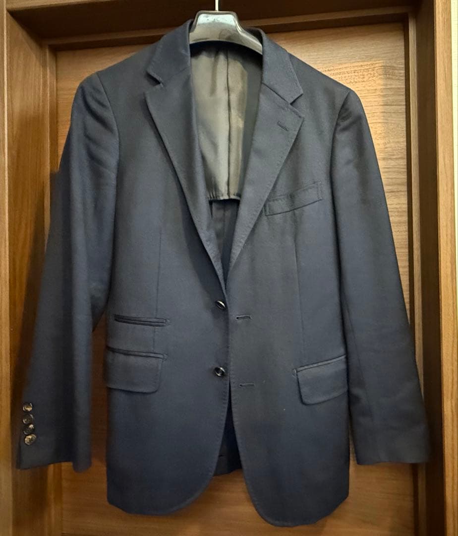 超・最強スーツ　ユニバーサルランゲージ　ネイビー　干場義雄