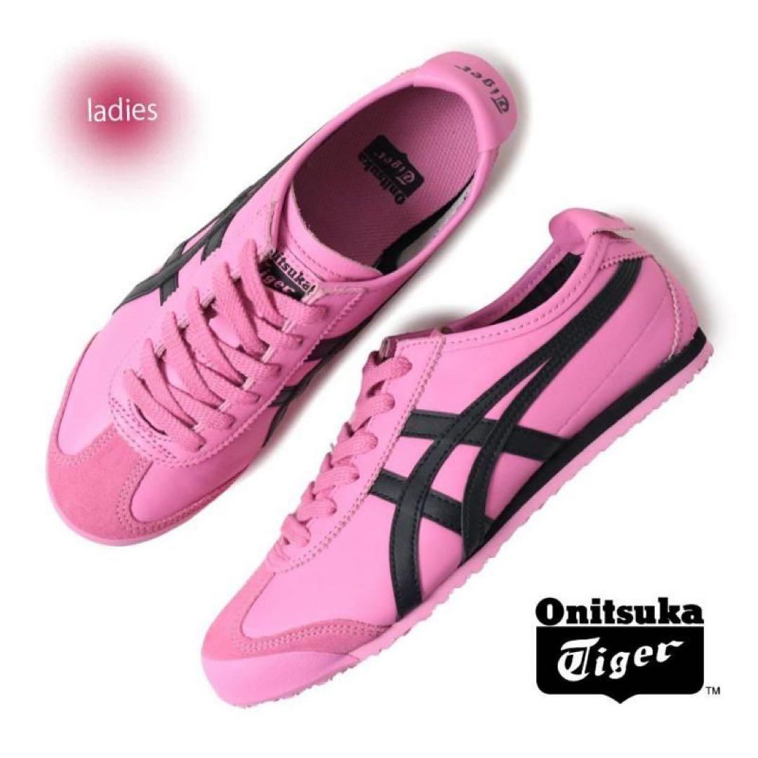 【新品】　Onitsuka Tiger MEXICO66 ピンク ブラック