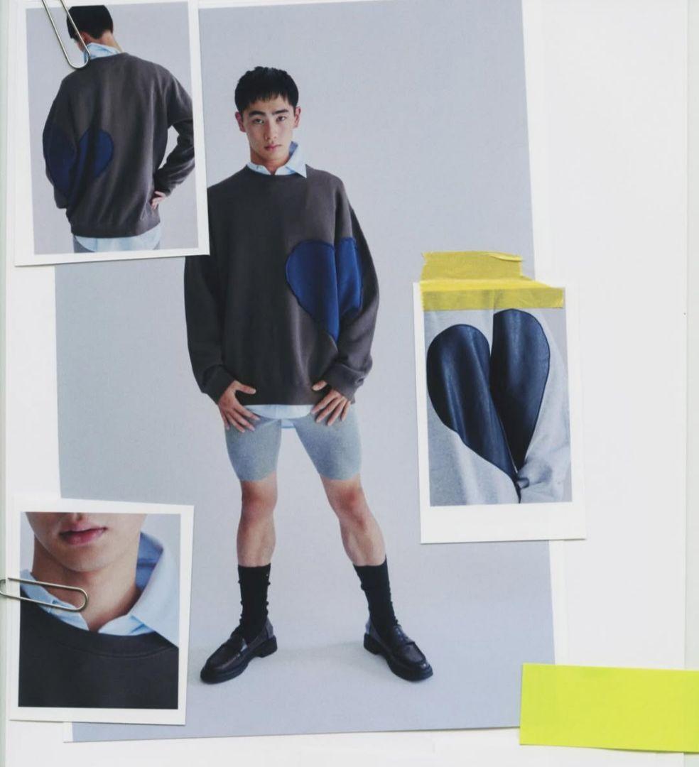 NKNIT ♡ puttern pullover sweat ハートスウェット