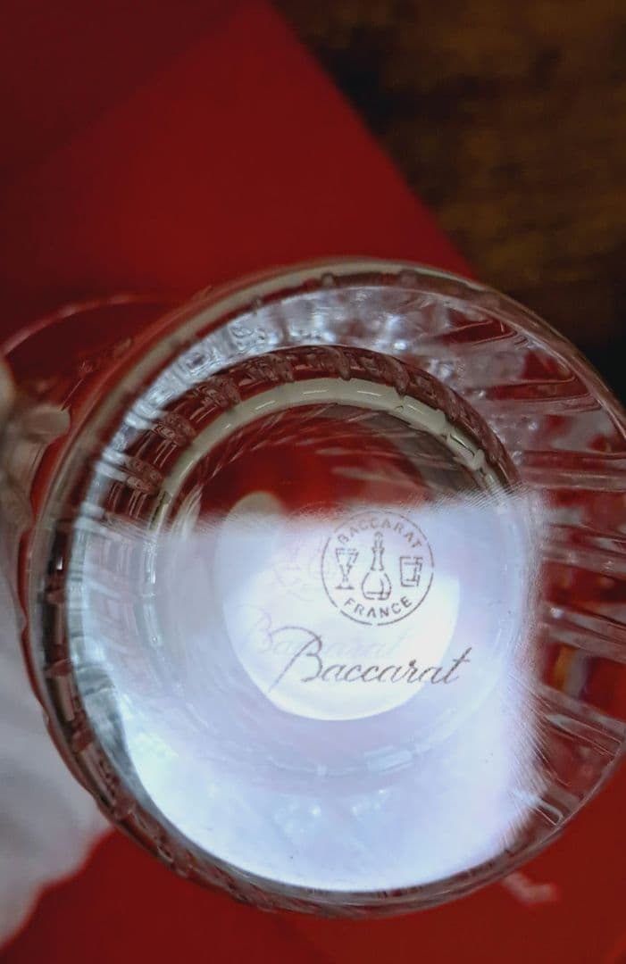 バカラ フローラ ビゾー フラワーベース 花瓶 一輪挿し ストレート型