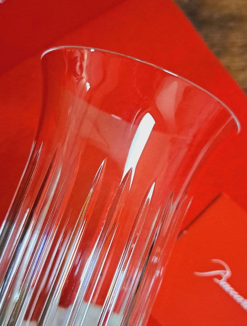 バカラ フローラ ビゾー フラワーベース 花瓶 一輪挿し ストレート型