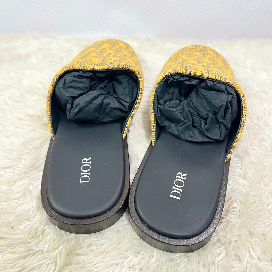 【美品】Dior ディオール オブリーク ミュール サンダル 43