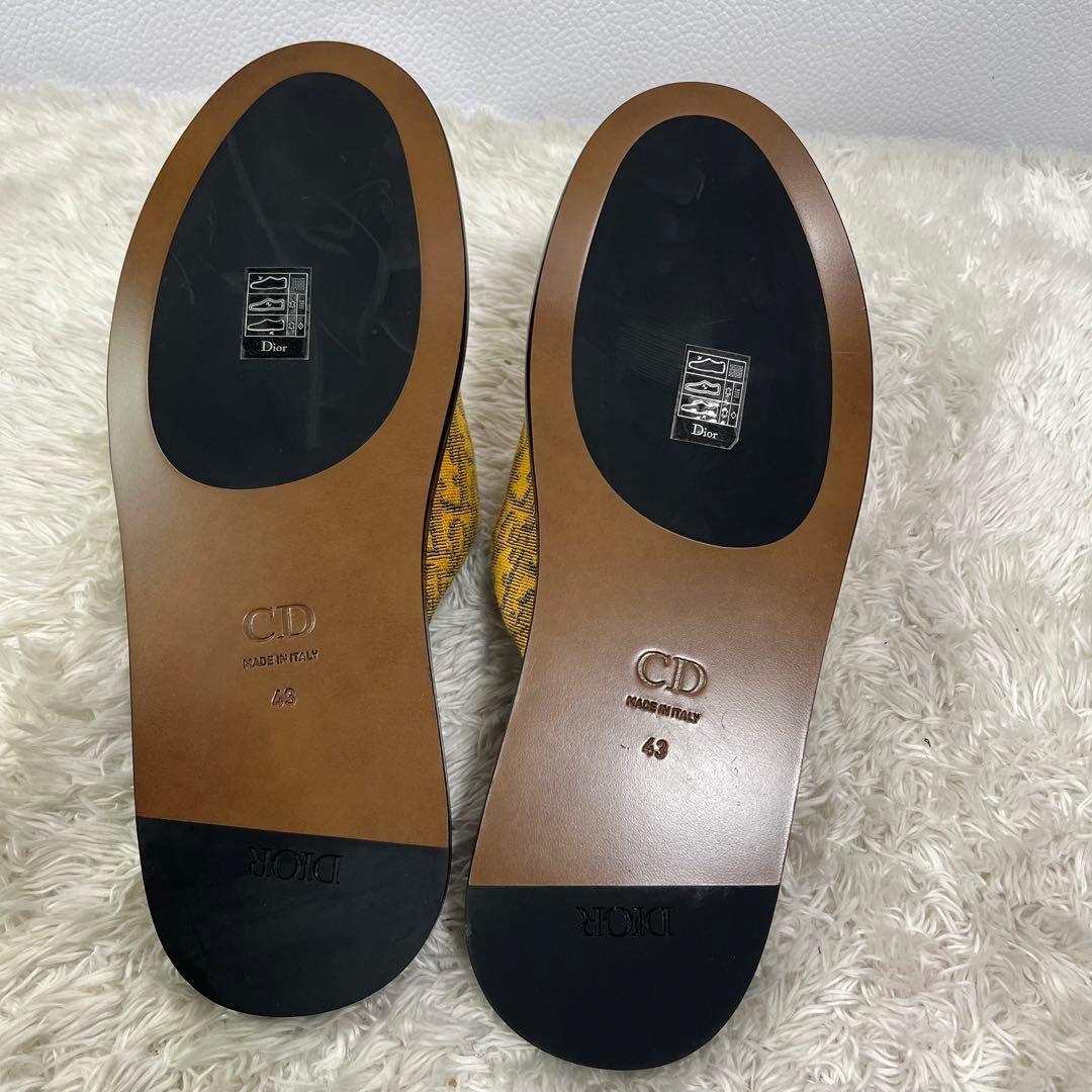 【美品】Dior ディオール オブリーク ミュール サンダル 43