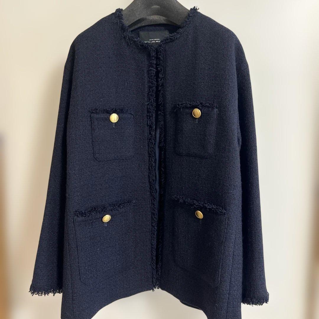 green label relaxingツイードジャケット【フリーサイズ】