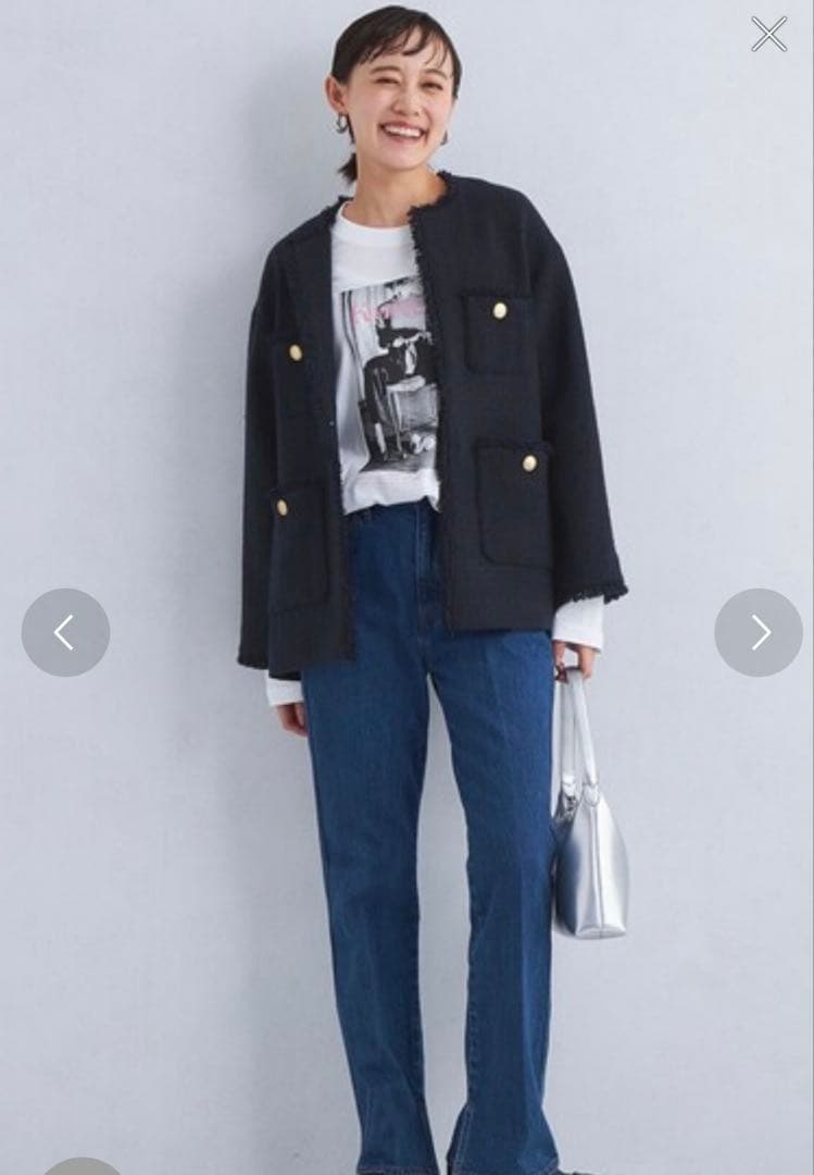 green label relaxingツイードジャケット【フリーサイズ】