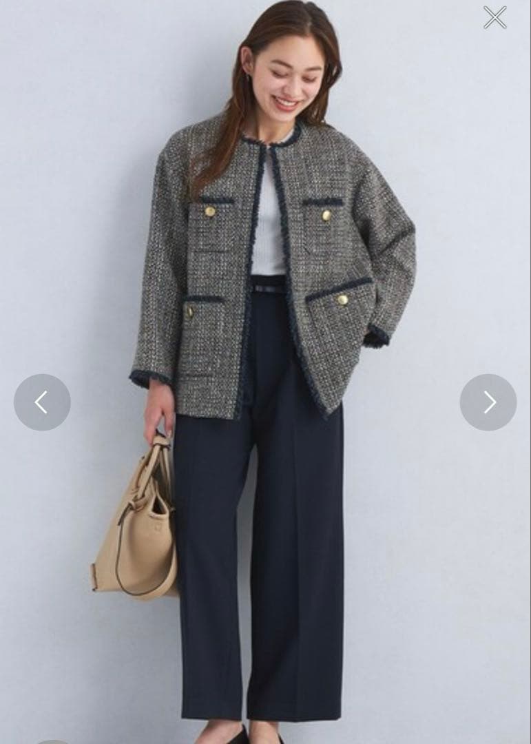 green label relaxingツイードジャケット【フリーサイズ】