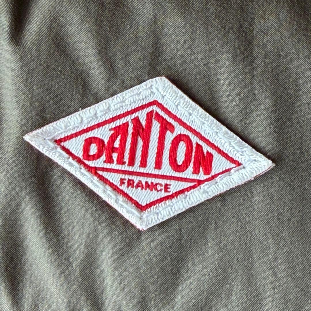 ♡美品♡DANTON ダウンキルティングベスト オリーブカーキ Mサイズ