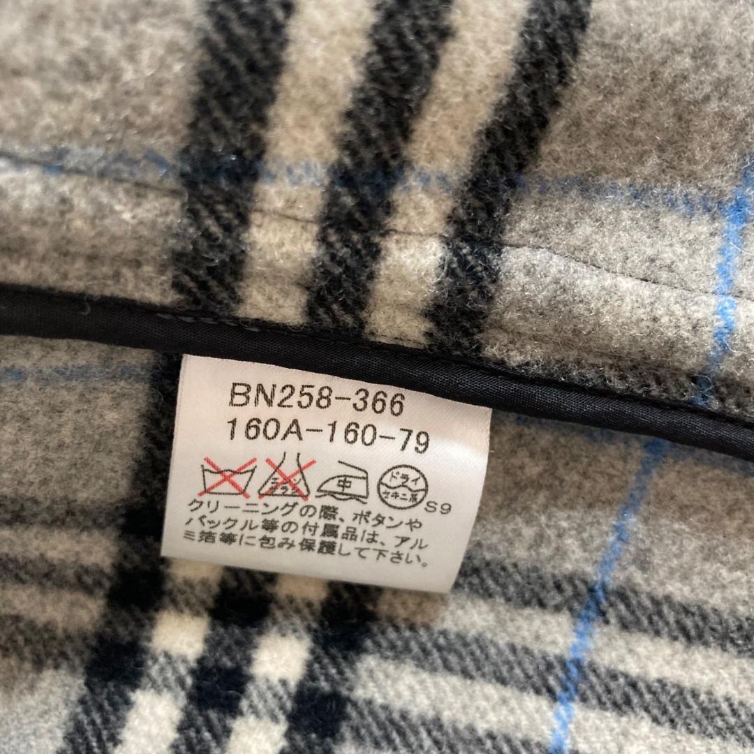 15951✨美品✨バーバリーロンドン ダッフルコート ブルーノバチェック グレー
