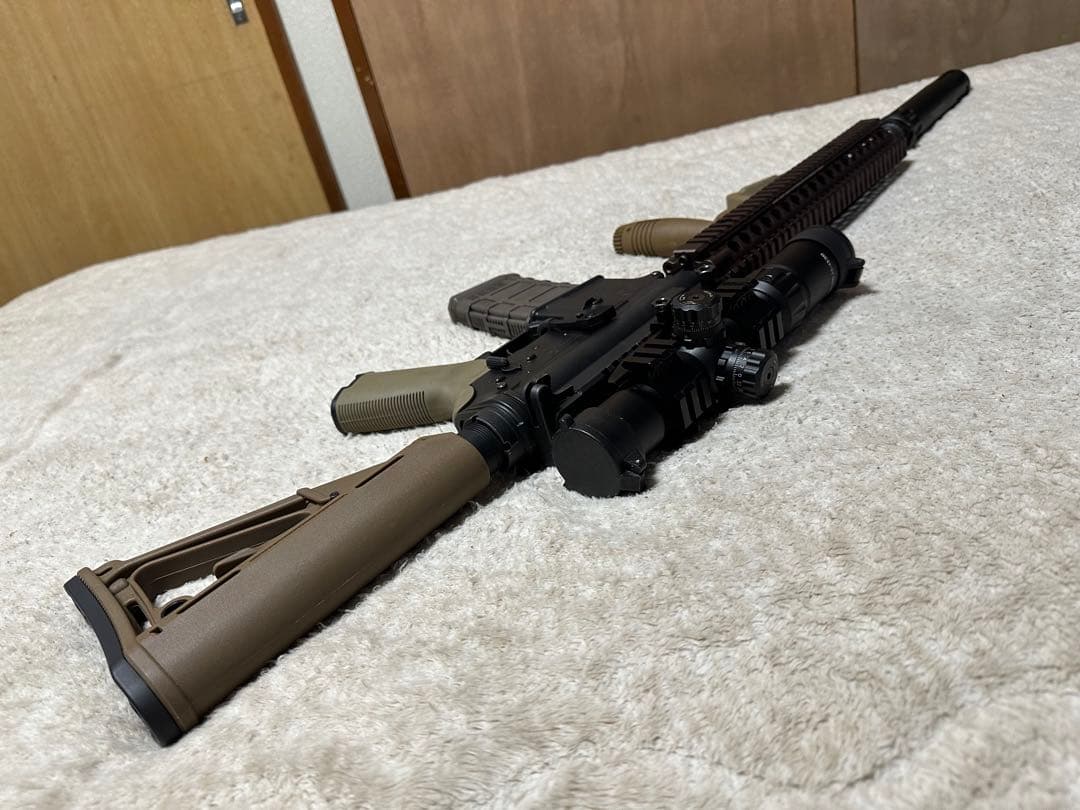 東京マルイ M4A1 MWS ガスブローバック カスタム MK18 付 属品多数