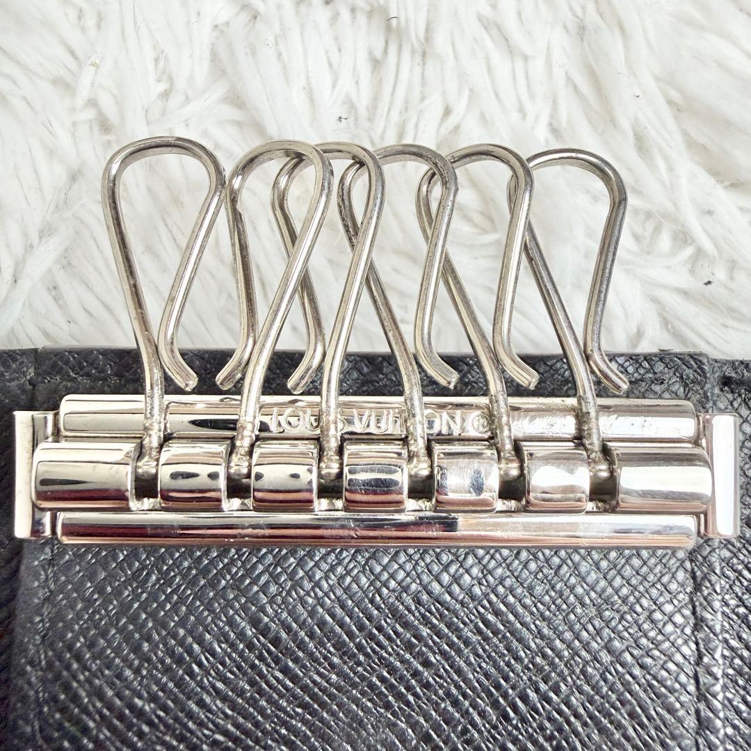 【付属品あり】ルイヴィトン 6連キーケース ダミエ グラフィット ミュルティクレ