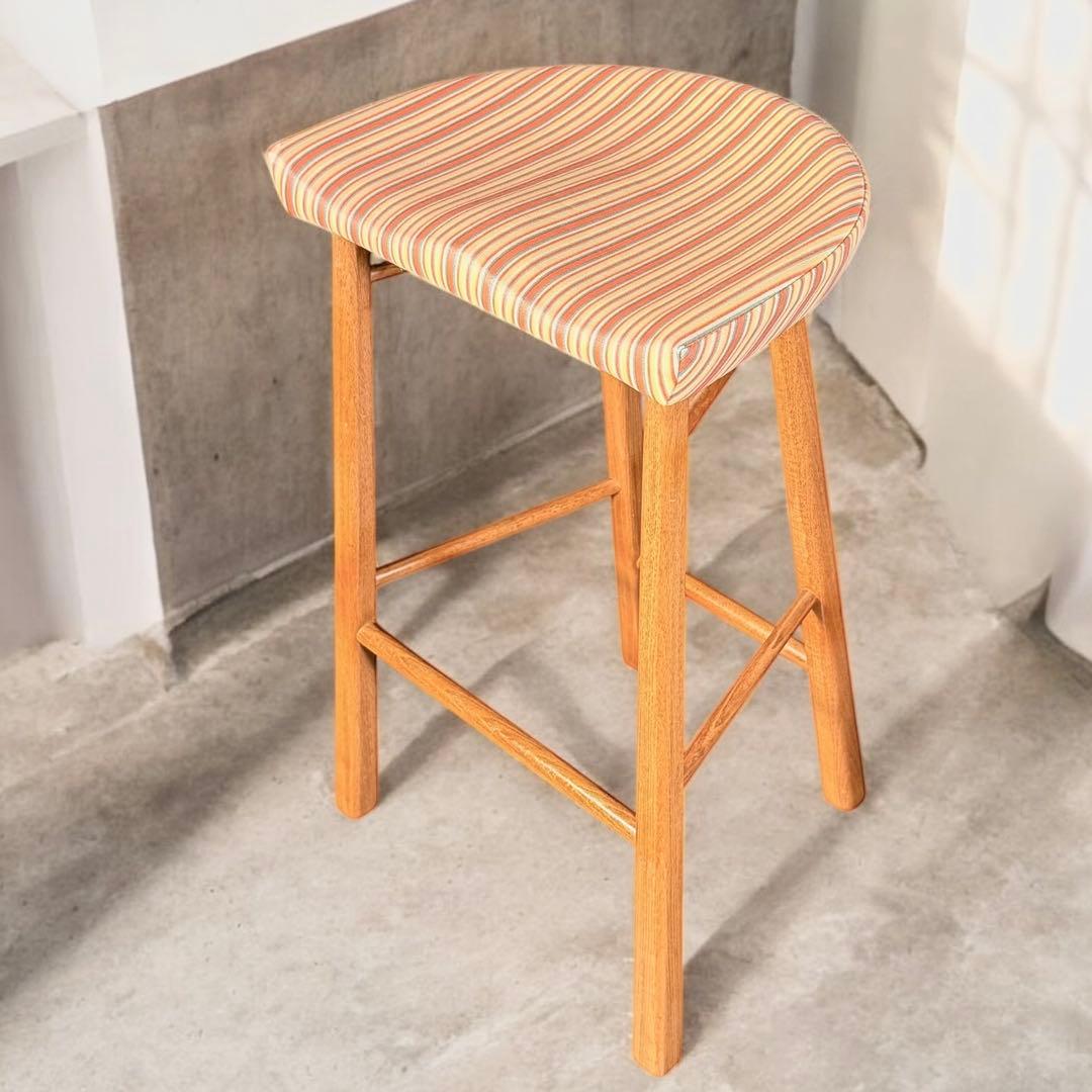 HR899 COLORE ハイスツール Craftool 1脚　オレンジ系