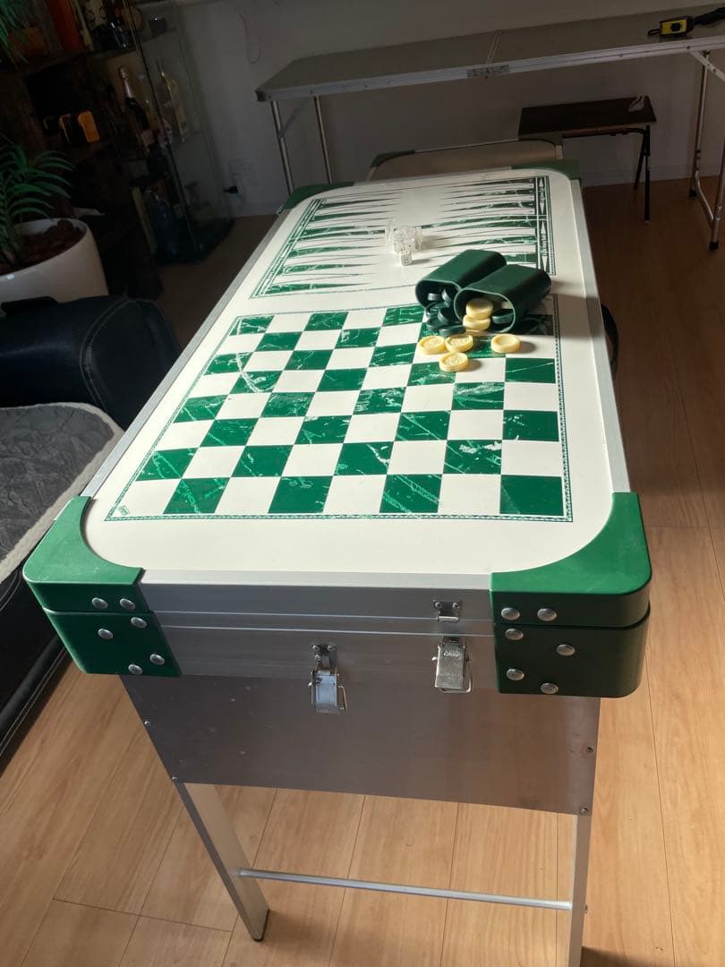 ヴィンテージコールマンキッチンテーブル　テーブルゲーム　収納袋あり