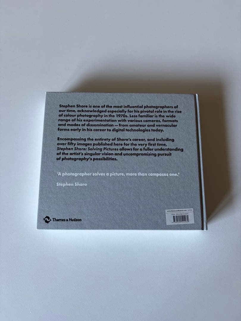 洋書 Stephen Shore: Solving Pictures