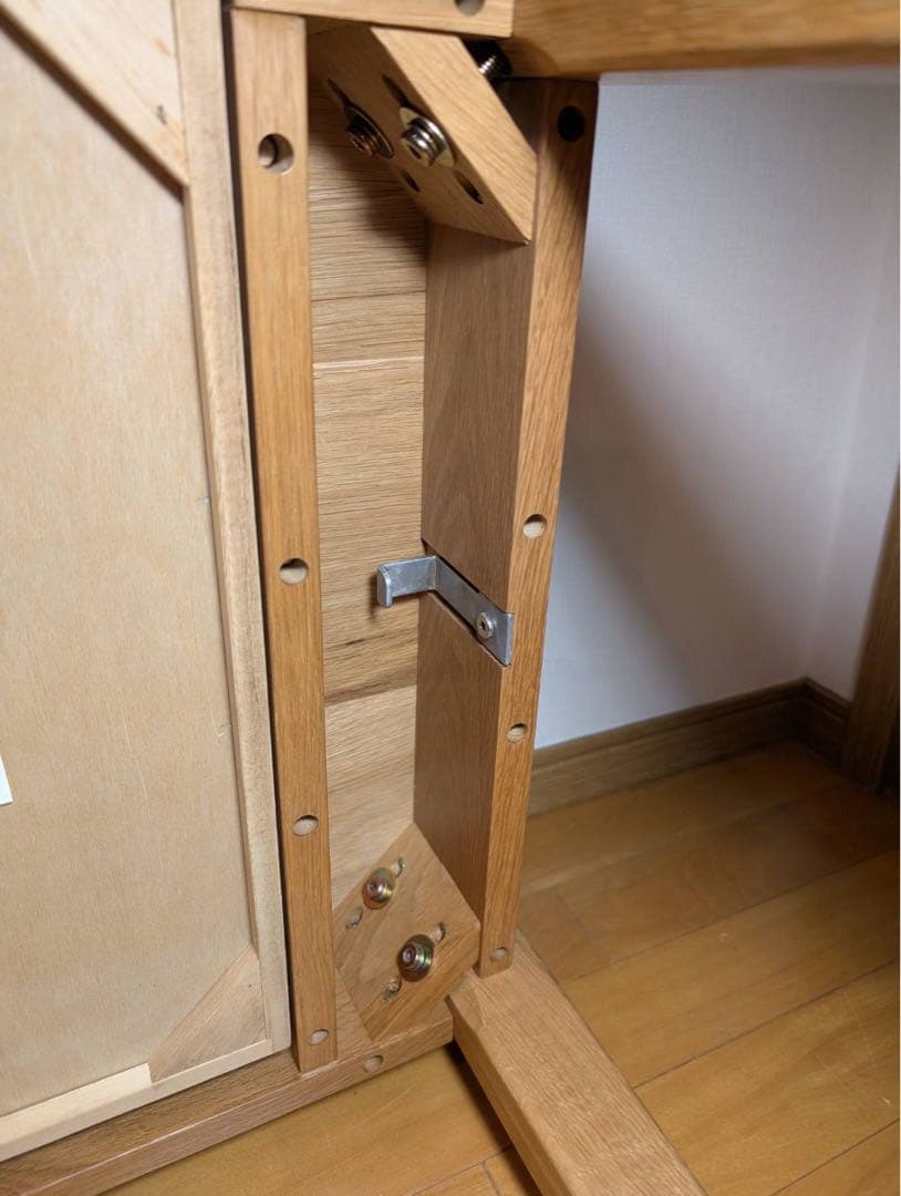 ■送料込■無印 MUJI 無垢材 木製デスク オーク材 事務デスク 学習机