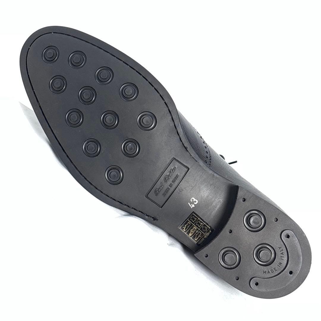 【極美品】BARNEYS NEWYORK ウィングチップ（43）革靴 型押レザー