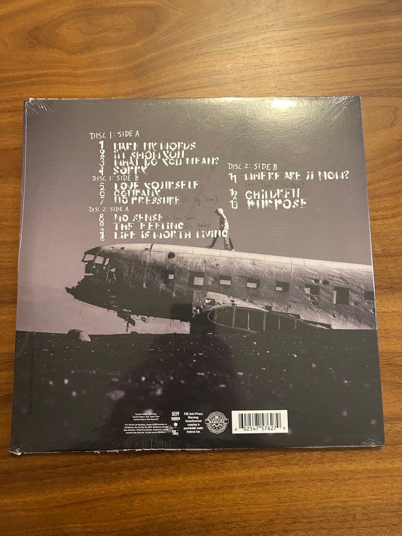 【新品未開封】 Justin Bieber Purpose LPレコード 2枚組