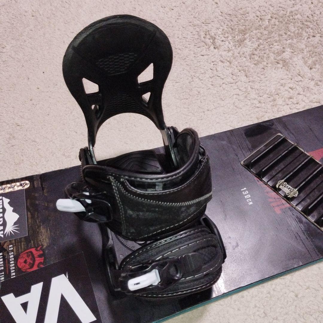 K2 スノーボード 132cm HEADバインディング付き　2点セット